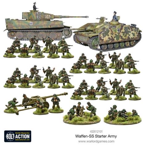 warlord games bolt action waffen ss starter army